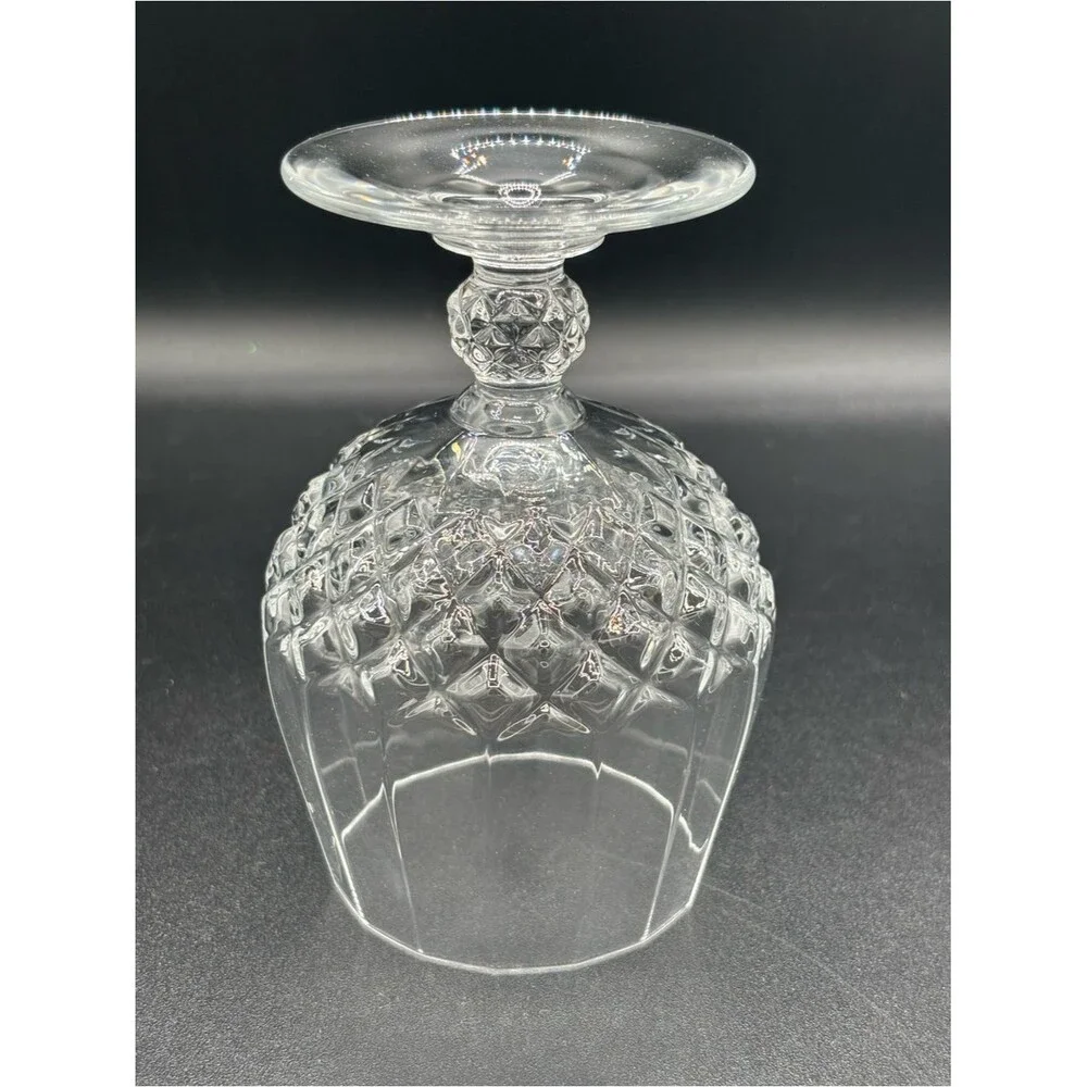 Pair Of (2) Elegant Glass Mikasa Arctic Light Crystal Brandy Snifters 5 3/4in